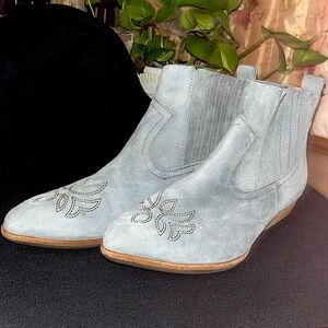 Kork-Ease ankle high boots.